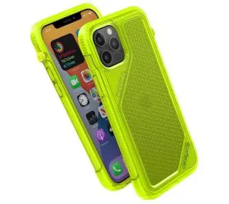 Etui Catalyst Vibe do iPhone 12/12 Pro Żółty Przezroczysty