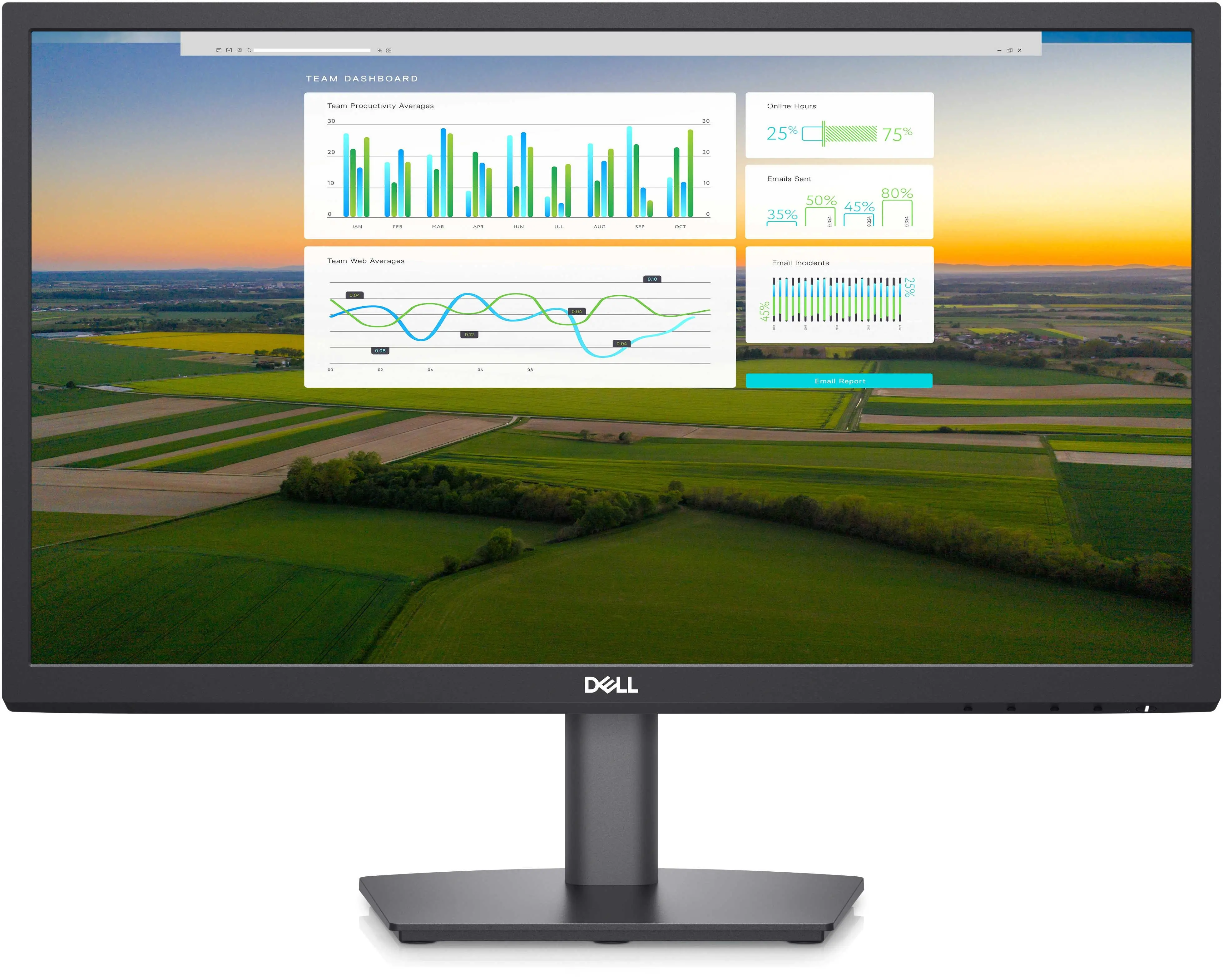 Monitor Dell E2222H 22" Full HD VA 60Hz 5ms