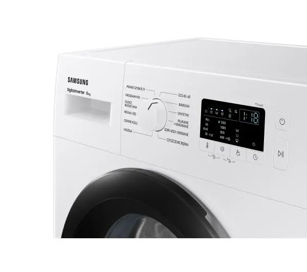 Samsung WW60A3120BE Slim 6kg 1200obr/min - DRUGI -30%, ALBO 5-TY ZA 1ZŁ - Kup na Raty - RRSO 0%