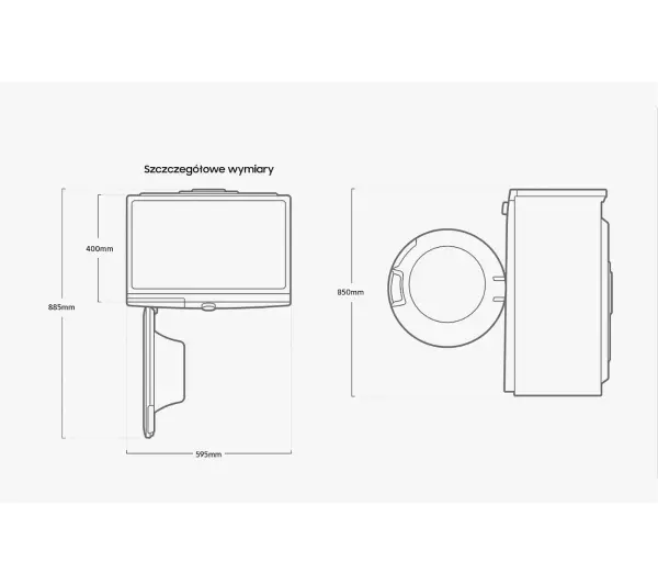 Samsung WW60A3120BE Slim 6kg 1200obr/min - DRUGI -30%, ALBO 5-TY ZA 1ZŁ - Kup na Raty - RRSO 0%
