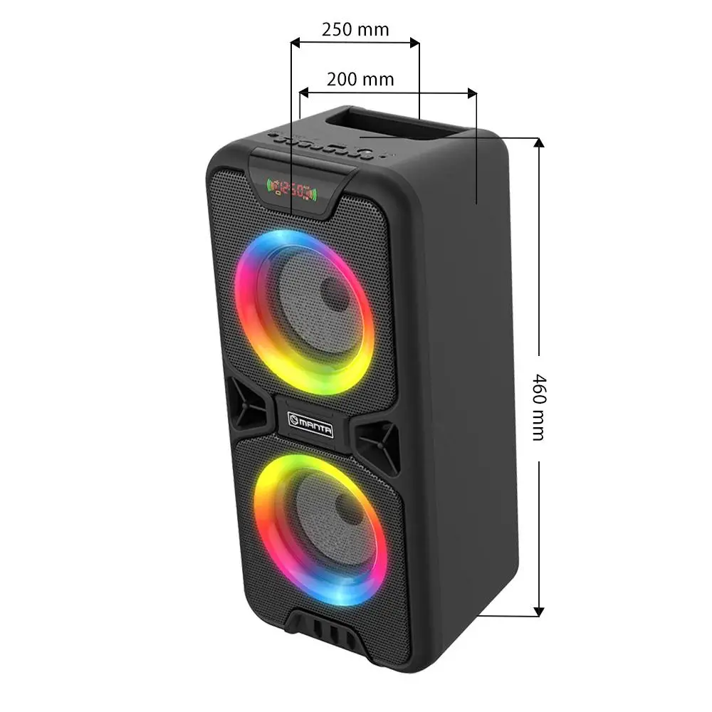 Głośnik Bluetooth Manta SPK816 30W Radio FM Czarny