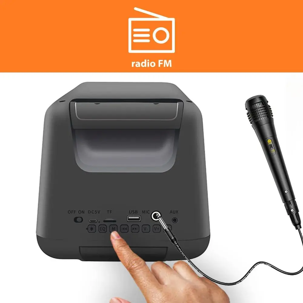 Głośnik Bluetooth Manta SPK816 30W Radio FM Czarny