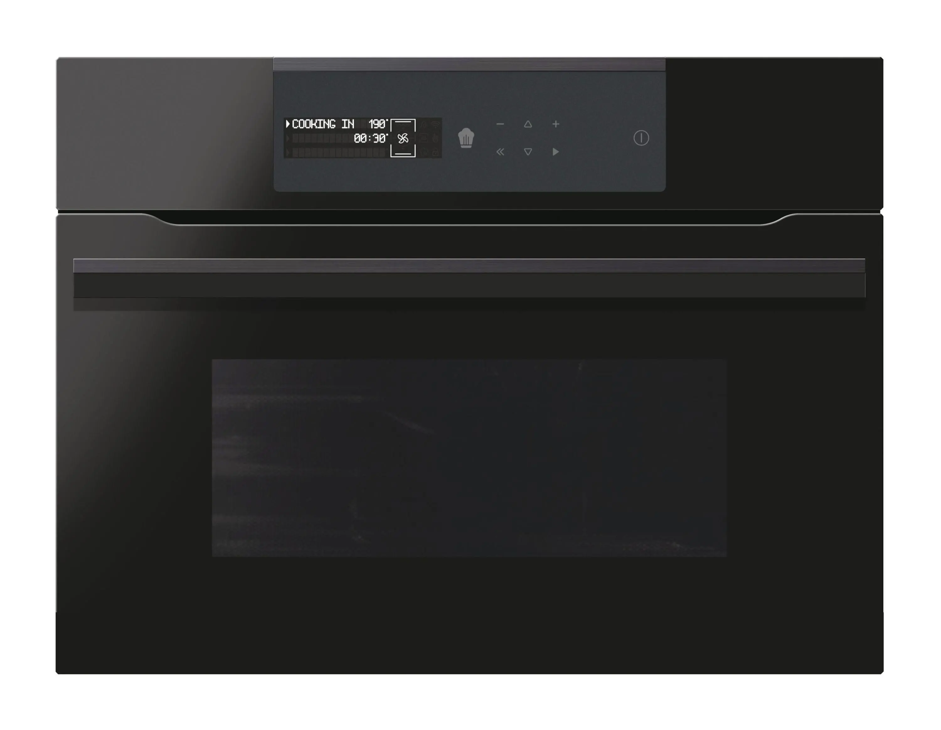 Piekarnik elektryczny parowy Haier I-Message Steam 6 HWO45NM6SXB1 Termoobieg Czarny