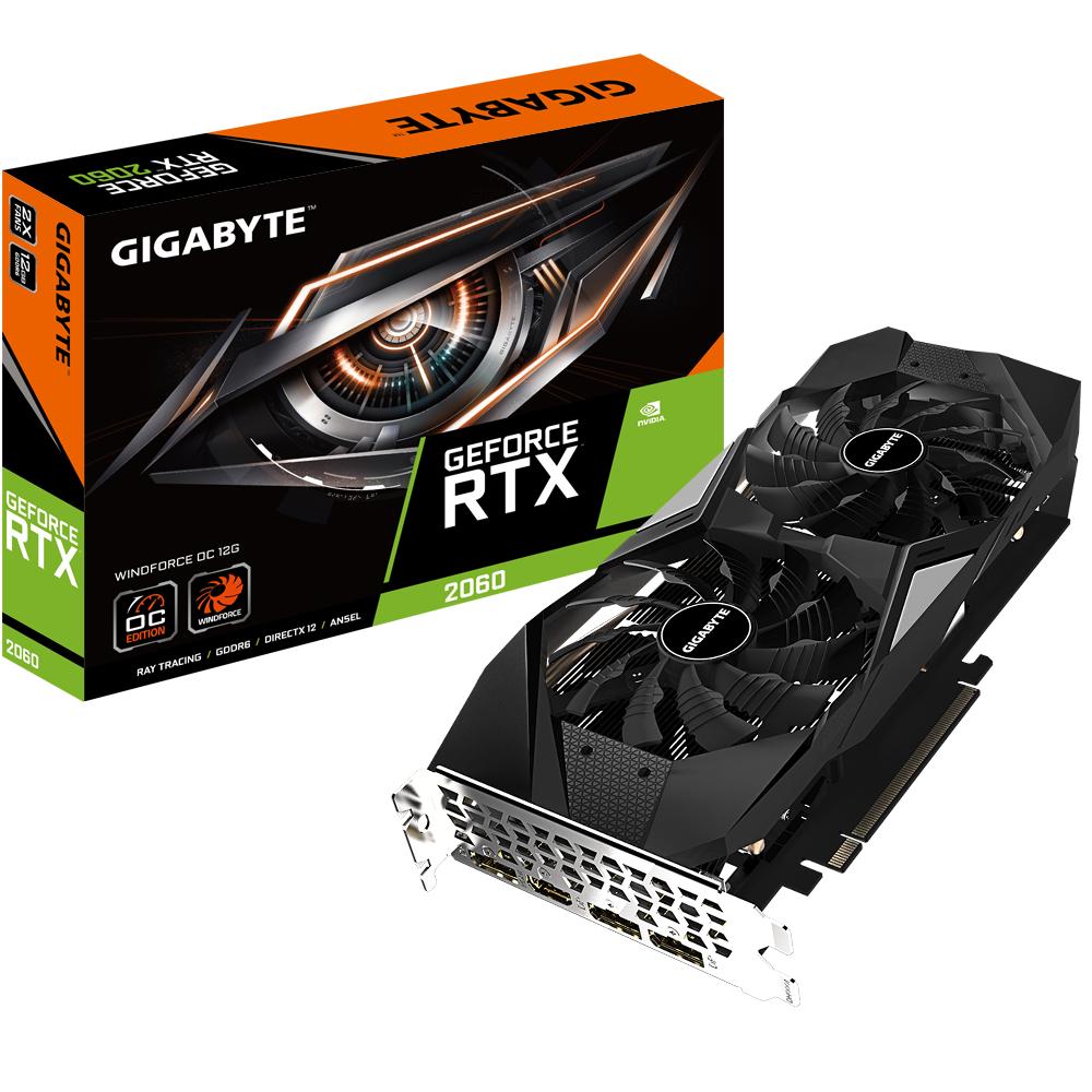 Karta graficzna Gigabyte GeForce RTX 2060 WINDFORCE OC 12GB GDDR6 192bit