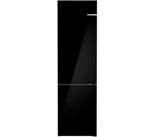 Bosch Serie 6 KGN39LBCF Pełny No Frost 203cm Szuflada z kontrolą wilgotności Czarne szkło - DRUGI -30%, ALBO 5-TY ZA 1ZŁ - Kup na Raty - RRSO 0%