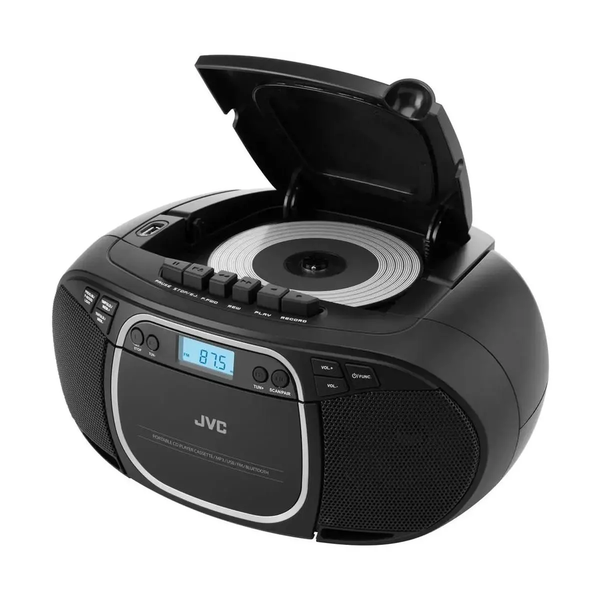 Radiomagnetofon JVC RC-E451B Bluetooth Czarny