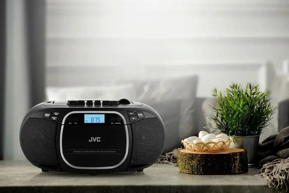 Radiomagnetofon JVC RC-E451B Bluetooth Czarny