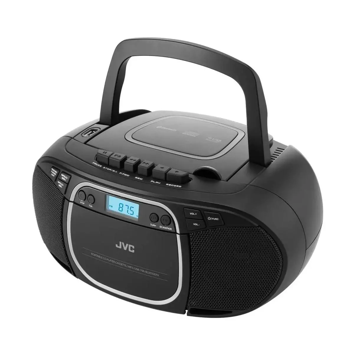 Radiomagnetofon JVC RC-E451B Bluetooth Czarny