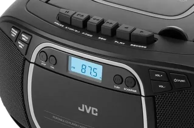 Radiomagnetofon JVC RC-E451B Bluetooth Czarny