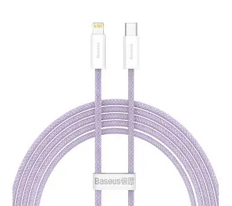 Kabel Baseus USB-C do Lightning Dynamic Series 20W 2m Fioletowy