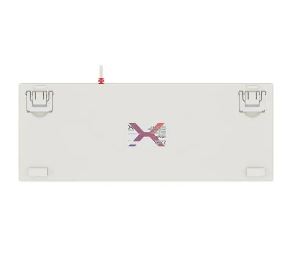 Krux Atax Pro RGB Creator Retro Gateron Yellow Pro Biały