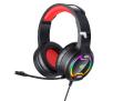 Słuchawki przewodowe z mikrofonem Havit GAMENOTE H2233D RGB Nauszne Czarny