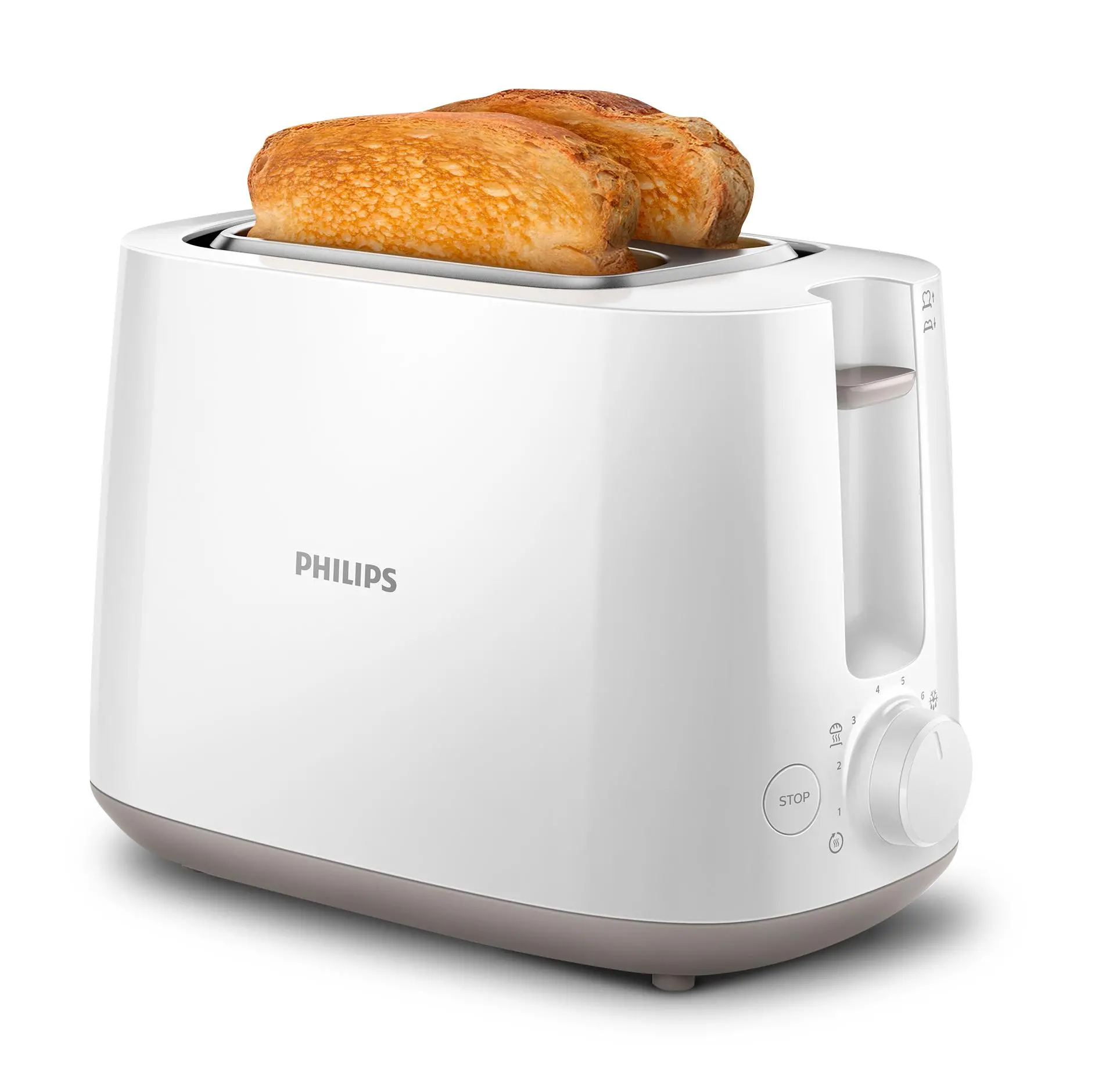 Toster Philips HD2582/00 Ruszt do bułek Rozmrażanie 900W