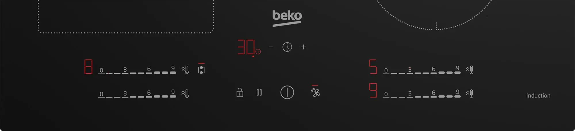 Płyta indukcyjna Beko bPro500 HII64730UFT Slim IndyFlex 59cm