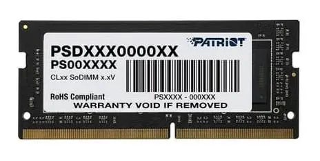 Pamięć Patriot Signature Line DDR4 32GB 3200 CL22 SODIMM Czarny