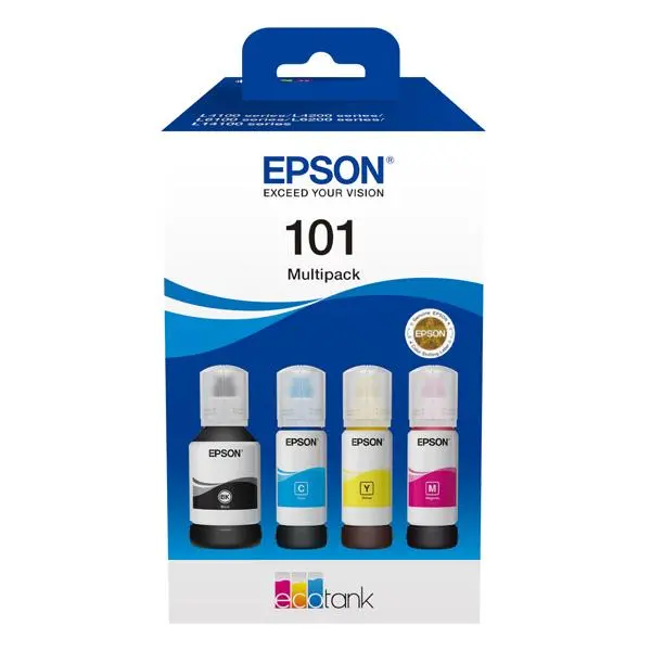 Tusz Epson EcoTank 101 C13T03V64A Multipack Cmyk 337 ml
