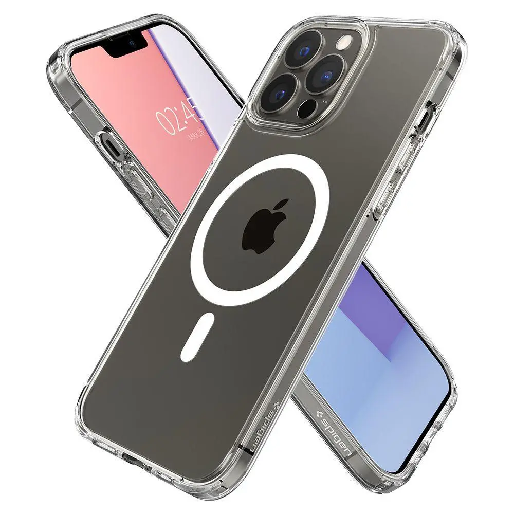 Etui Spigen Ultra Hybrid MagSafe do iPhone 13 Pro Max Biały