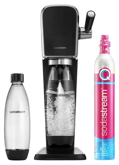 Saturator Sodastream ART Czarny + Nabój z gazem CO2