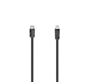 Hama USB 2,0 USB-C do mini USB 0,75 m 200643 Czarny