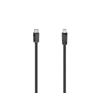 Kabel Hama USB 2,0 USB-C do mini USB 0,75 m 200643 Czarny