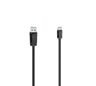 Kabel Hama 3,2 gen, 1 USB-C do USB-A, 5 Gbit/s 0,75M 200651 Czarny