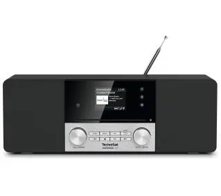 TechniSat DigitRadio 3 IR Radio FM DAB+ Internetowe Bluetooth Czarno-srebrny - Kup na Raty - RRSO 0%
