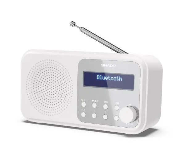 Sharp Tokyo DR-P420 Radio FM DAB+ Bluetooth Biały