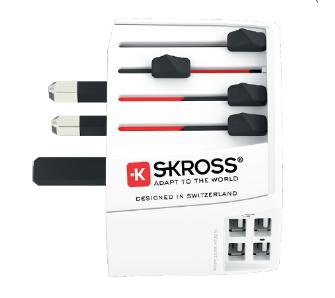 Adapter podróżny Skross MUV USB 4xA (1.302961)