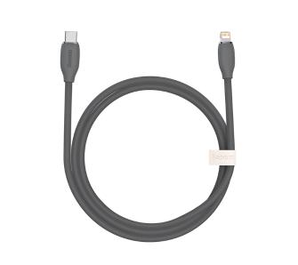 Kabel Baseus USB-C do Lightning Jelly 20W 1,2m Czarny
