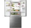 Lodówka Haier Seria 7 HFW7819EWMP Pełny No Frost 192,5cm Dystrybutor wody Inox