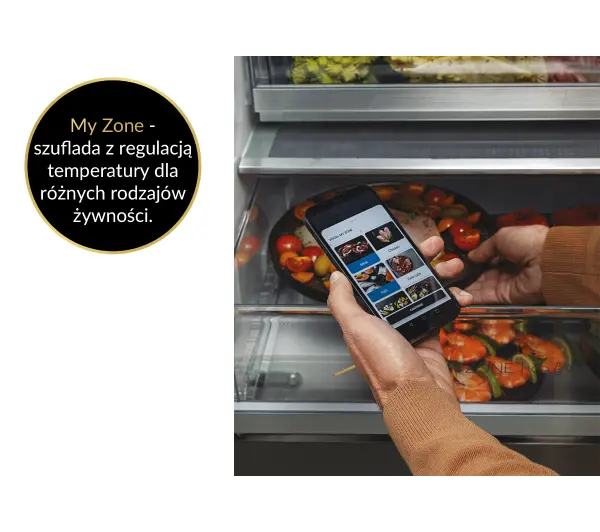 Haier Seria 7 HTW7720ENMP Pełny No Frost 200,6cm Szuflada z kontrolą wilgotności Zdalne sterowanie Inox - Kup na Raty - RRSO 0%
