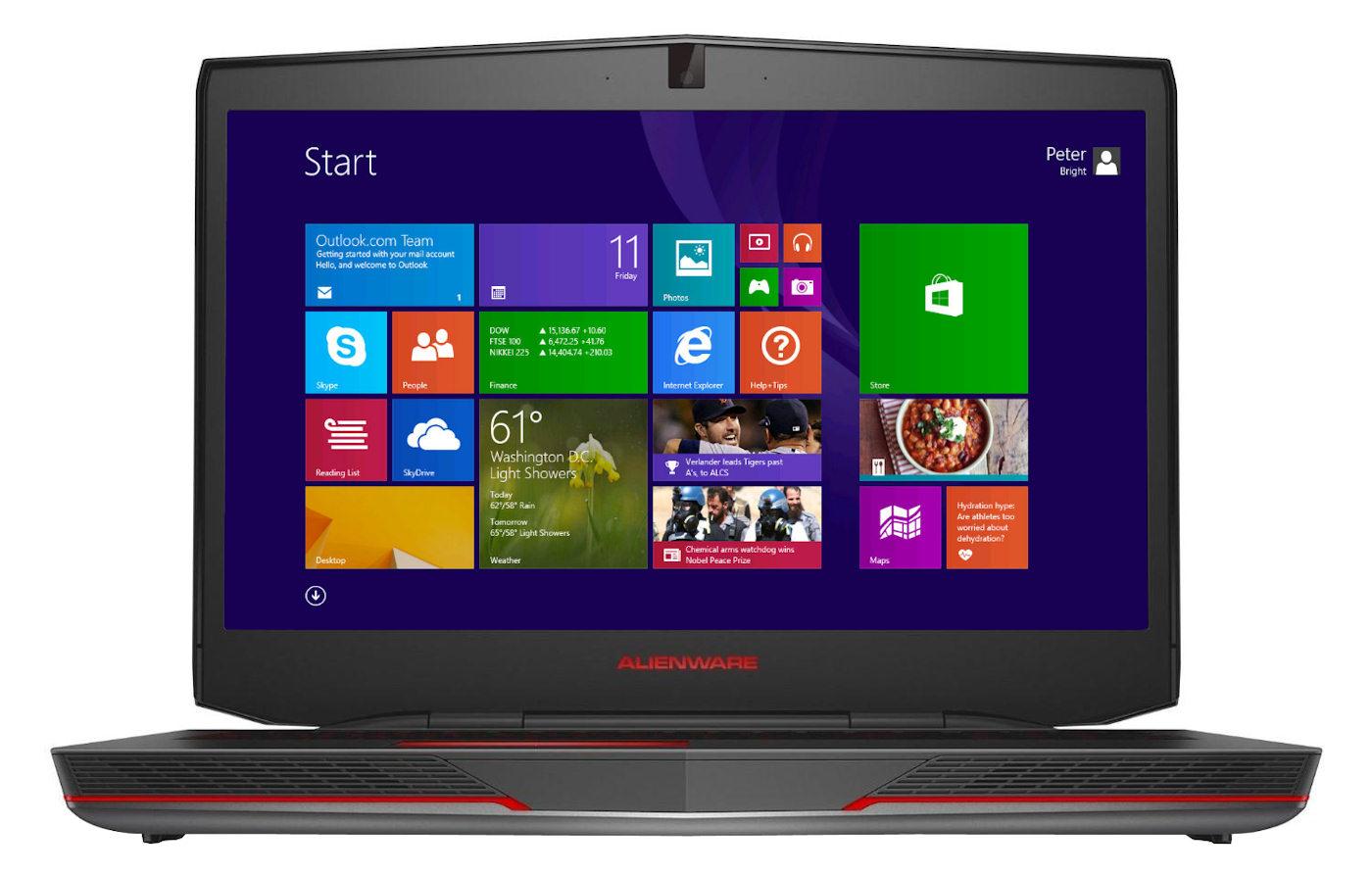 Dell Alienware 17 17,3" Intel® Core™ i7-6700HQ 16GB RAM  1TB Dysk  256GB SSD - GTX970M Grafika Win8.1