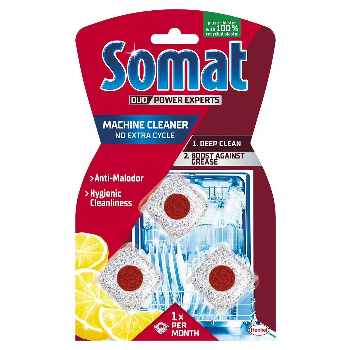 Tabletki do czyszczenia zmywarki Somat Machine Cleaner Lemon 3szt.