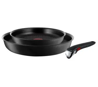 Zestaw patelni Tefal Ingenio Perfection L6549453 Indukcja Tytanowa 22cm, 28cm