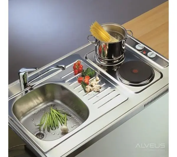 Alveus Combi Electra 120 1009155K Stalowy Inox - DRUGI -30%, ALBO 5-TY ZA 1ZŁ - Kup na Raty - RRSO 0%
