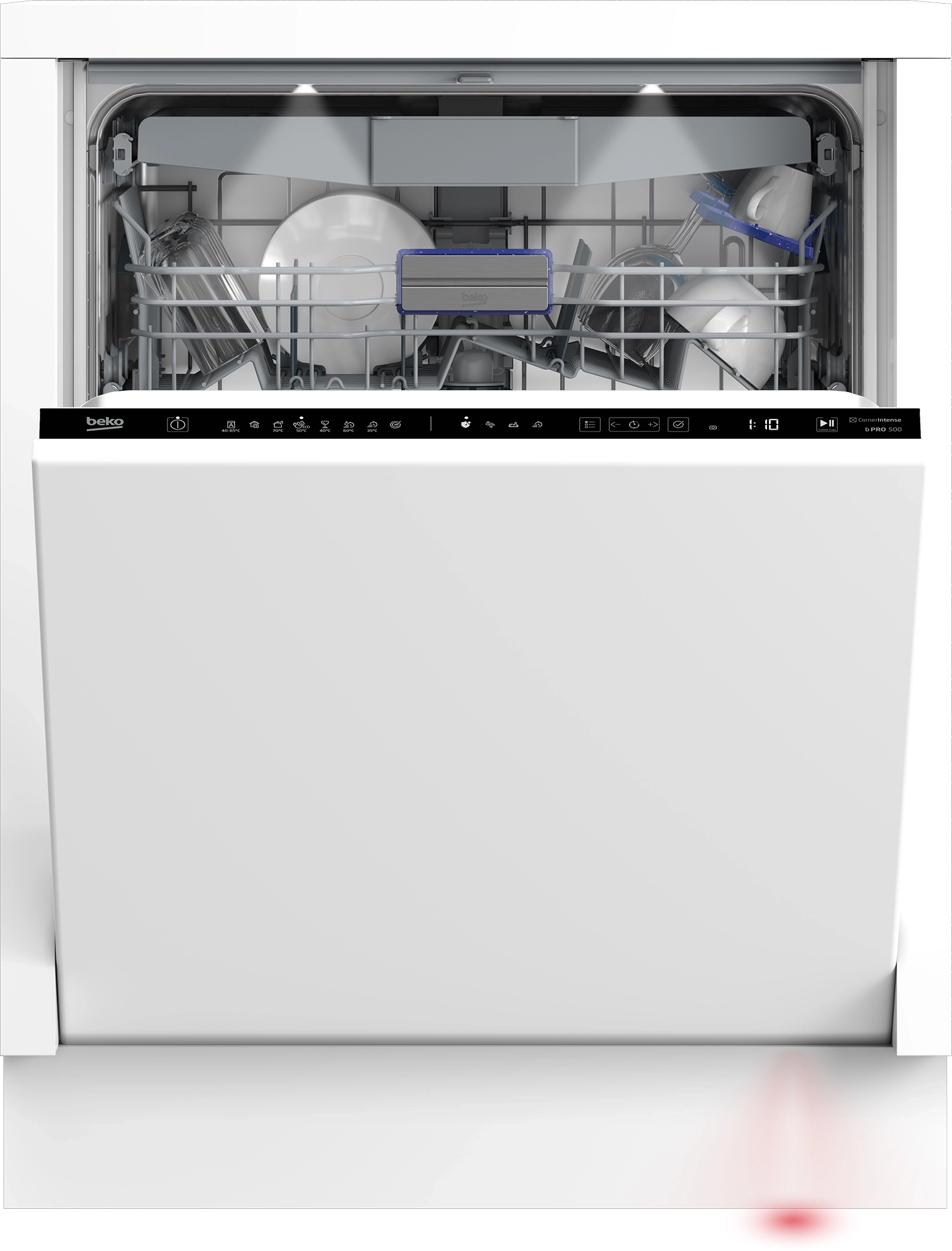 Zmywarka Beko bPro500 BDIN38647C 59,8cm Automatyczne otwieranie drzwi Szuflada na sztućce