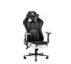 Fotel Diablo Chairs X-Player 2.0 Kids Size  Dla dzieci do 120kg Skóra ECO Tkanina Czarno-biały