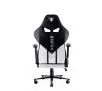 Fotel Diablo Chairs X-Player 2.0 Kids Size  Dla dzieci do 120kg Skóra ECO Tkanina Czarno-biały