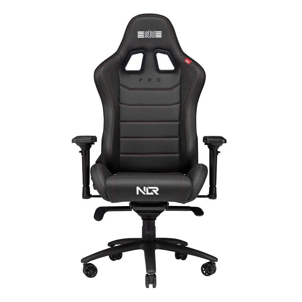 Fotel Next Level Racing NLR-G002 Pro Gaming Chair Leather Edition Gamingowy  do 140kg Skóra naturalna Czarny