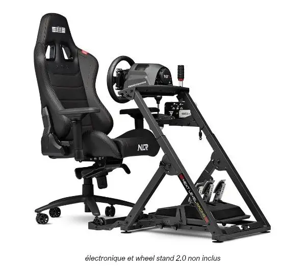 Next Level Racing NLR-G002 Pro Gaming Chair Leather Edition Gamingowy  do 140kg Skóra naturalna Czarny - Kup na Raty - RRSO 0%
