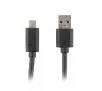 Kabel Lanberg USB-C do USB 1m Czarny