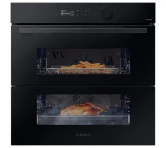 Piekarnik elektryczny parowy Samsung NV7B5765RAK Dual Cook Termoobieg AirFry Zdalne sterowanie Czarny