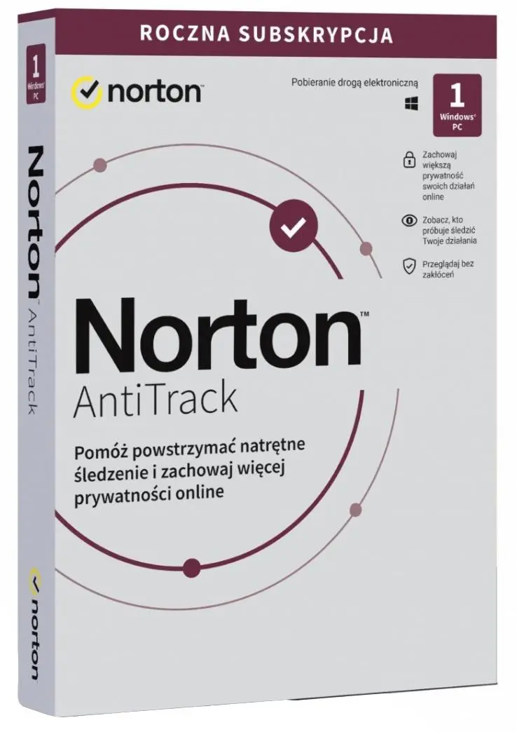 Program Norton AntiTrack 1 Urządzenie/1 Rok