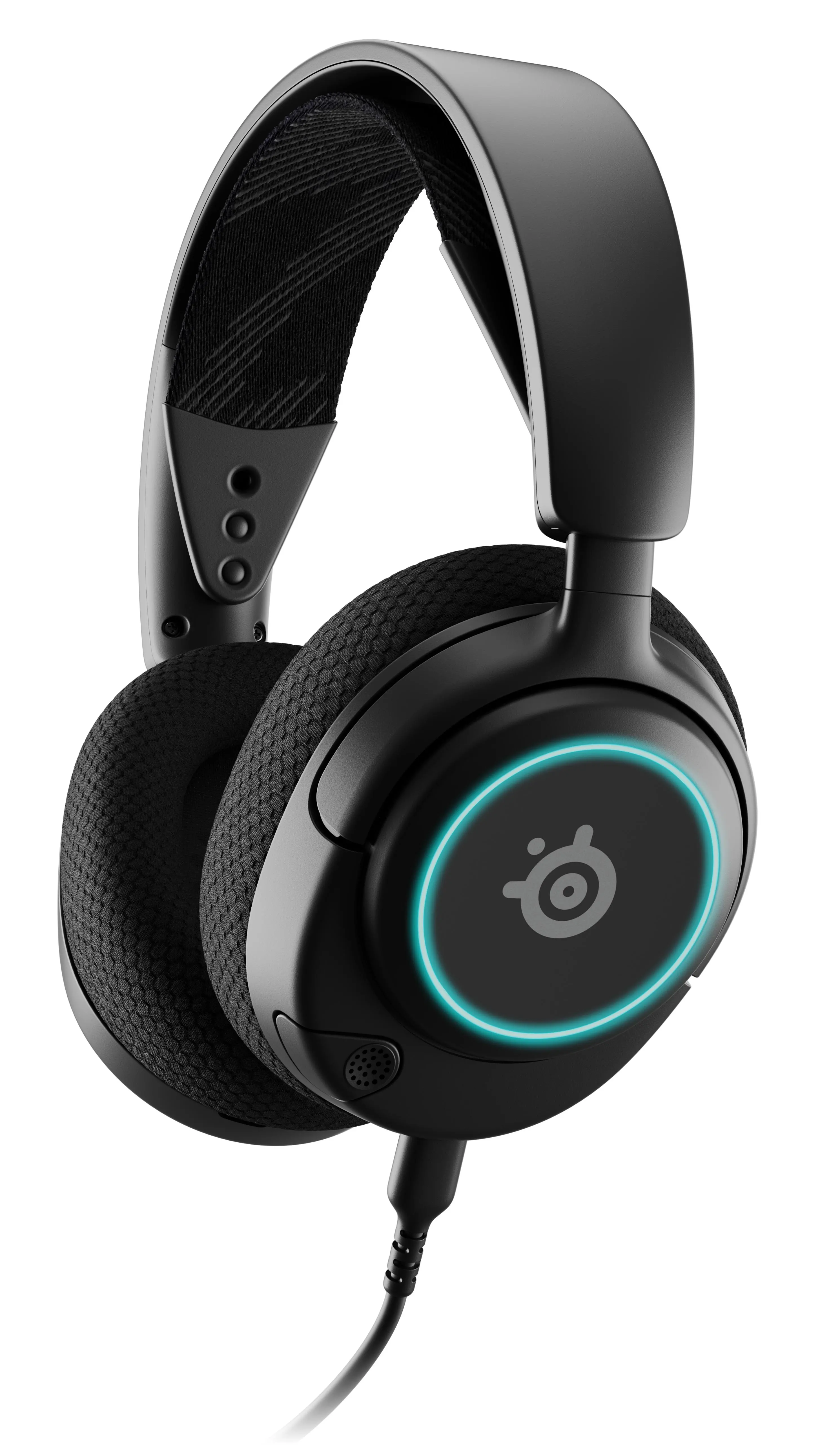 Słuchawki przewodowe z mikrofonem SteelSeries Arctis Nova 3 Nauszne Czarny