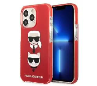 Karl Lagerfeld Karl&Choupette Head KLHCP13LTPE2TR do iPhone 13 Pro / 13