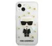 Etui Karl Lagerfeld KLHCP13SHFLT Flower Ikonik Karl do iPhone 13 mini