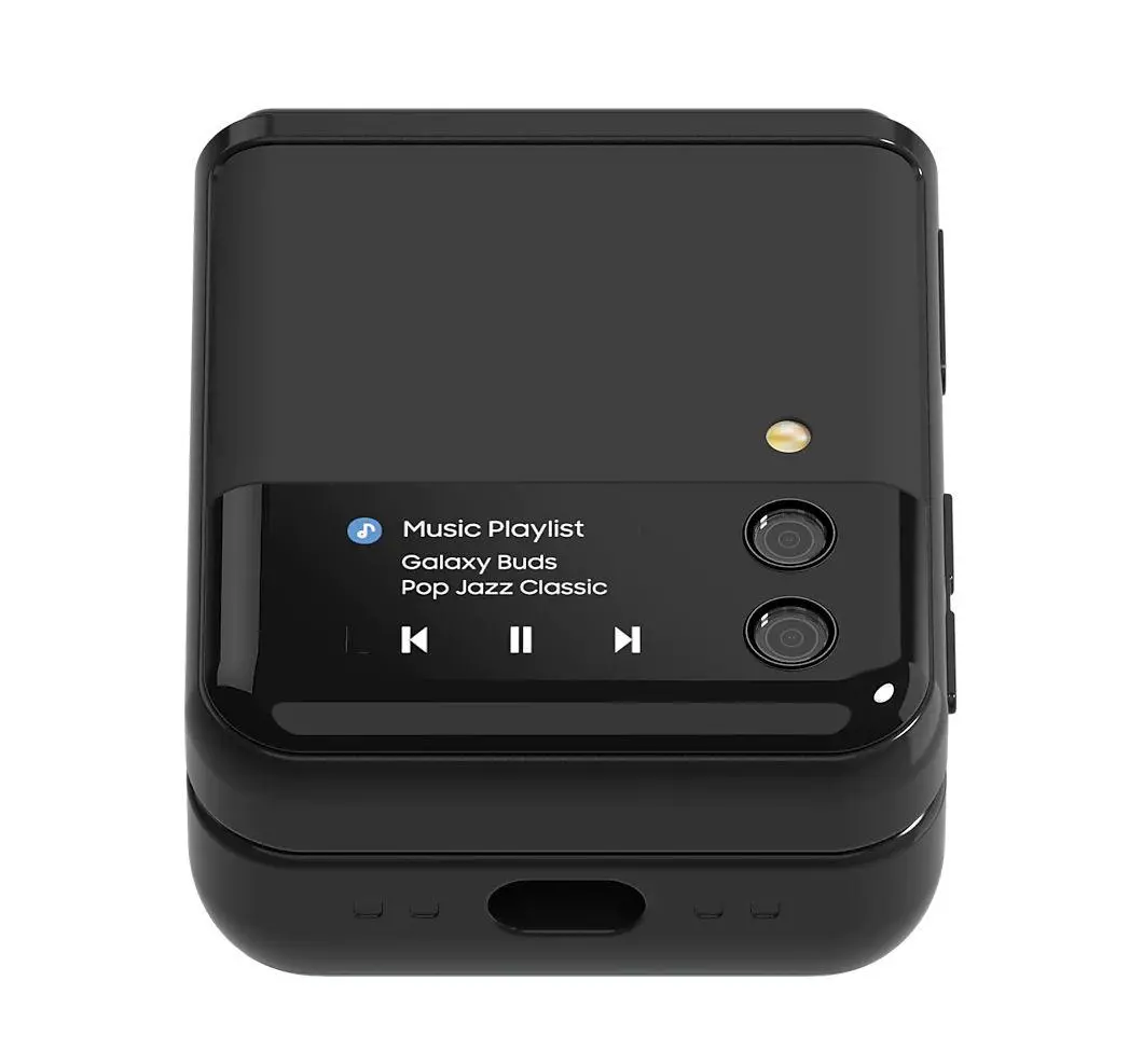 Etui na słuchawki Samsung GP-FPR177AMABW Anymode Galaxy Buds Z Flip 3 Cover do Galaxy Buds 2 Czarny