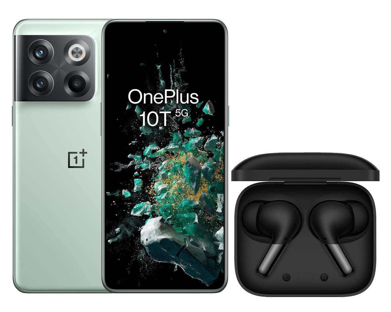 Smartfon OnePlus 10T 16/256GB + słuchawki Buds Pro - 6,7" - 50 Mpix - zielony