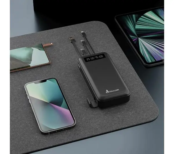 Extralink EPB-083 10000mAh kabel 4w1