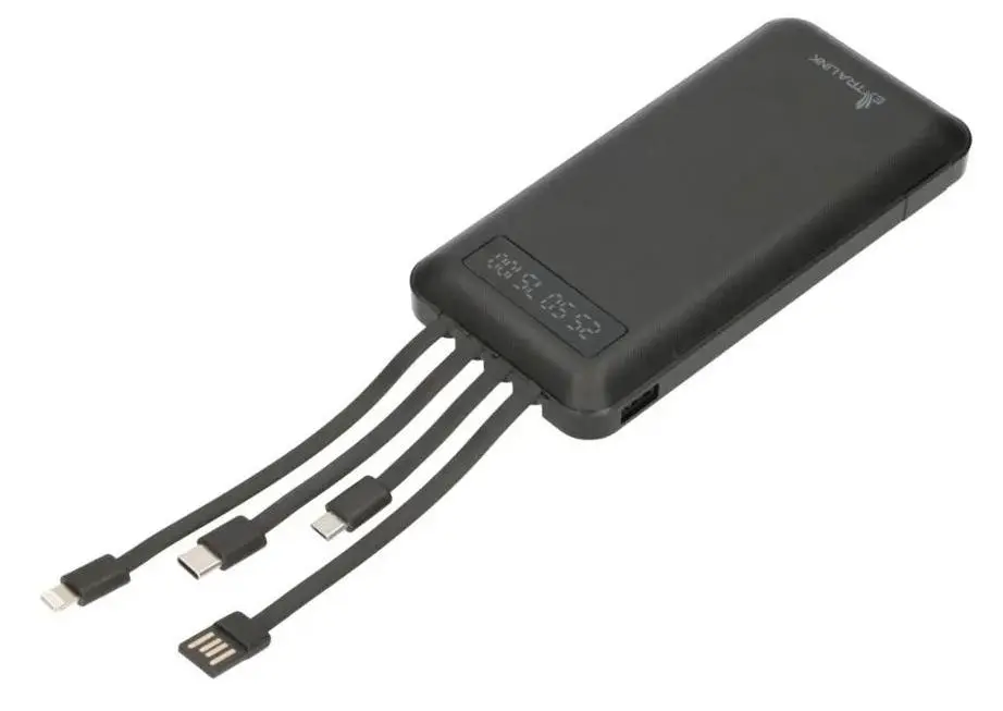 Powerbank Extralink EPB-083 10000mAh kabel 4w1